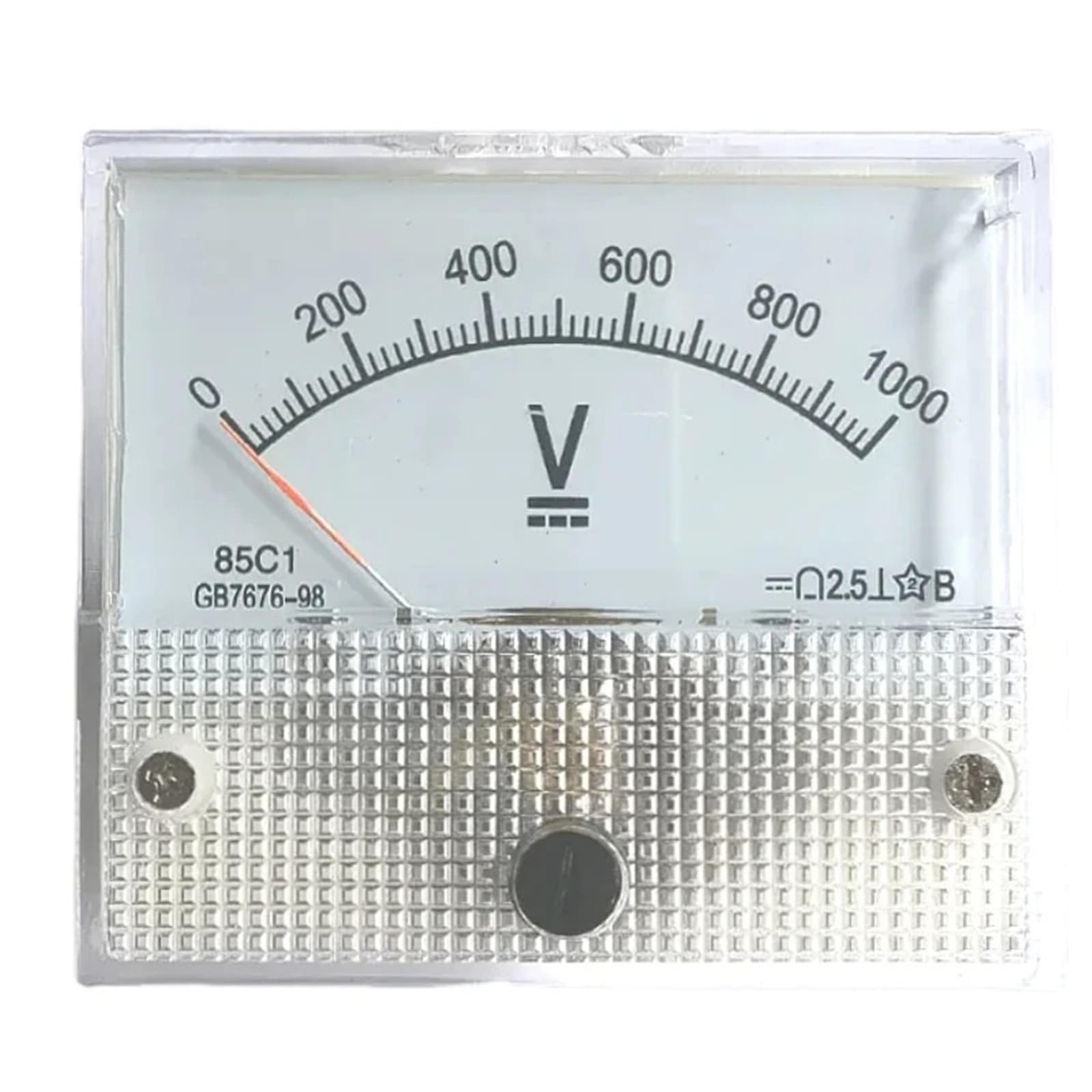Voltmètre CC à aiguille cadran analogique 0-30V indicateur tension continue