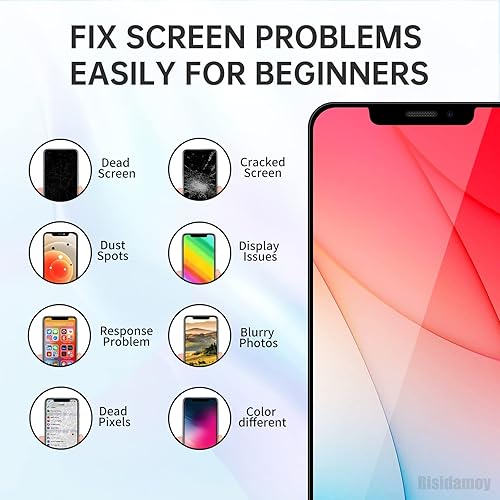 Miniatura 4 de Para iPhone 1212 Pro Reemplazo de pantalla de 6.1 pulgadas (modelo A2172 A2402 A2403 A2404) Montaje completo con altavoz de oído Sensor de