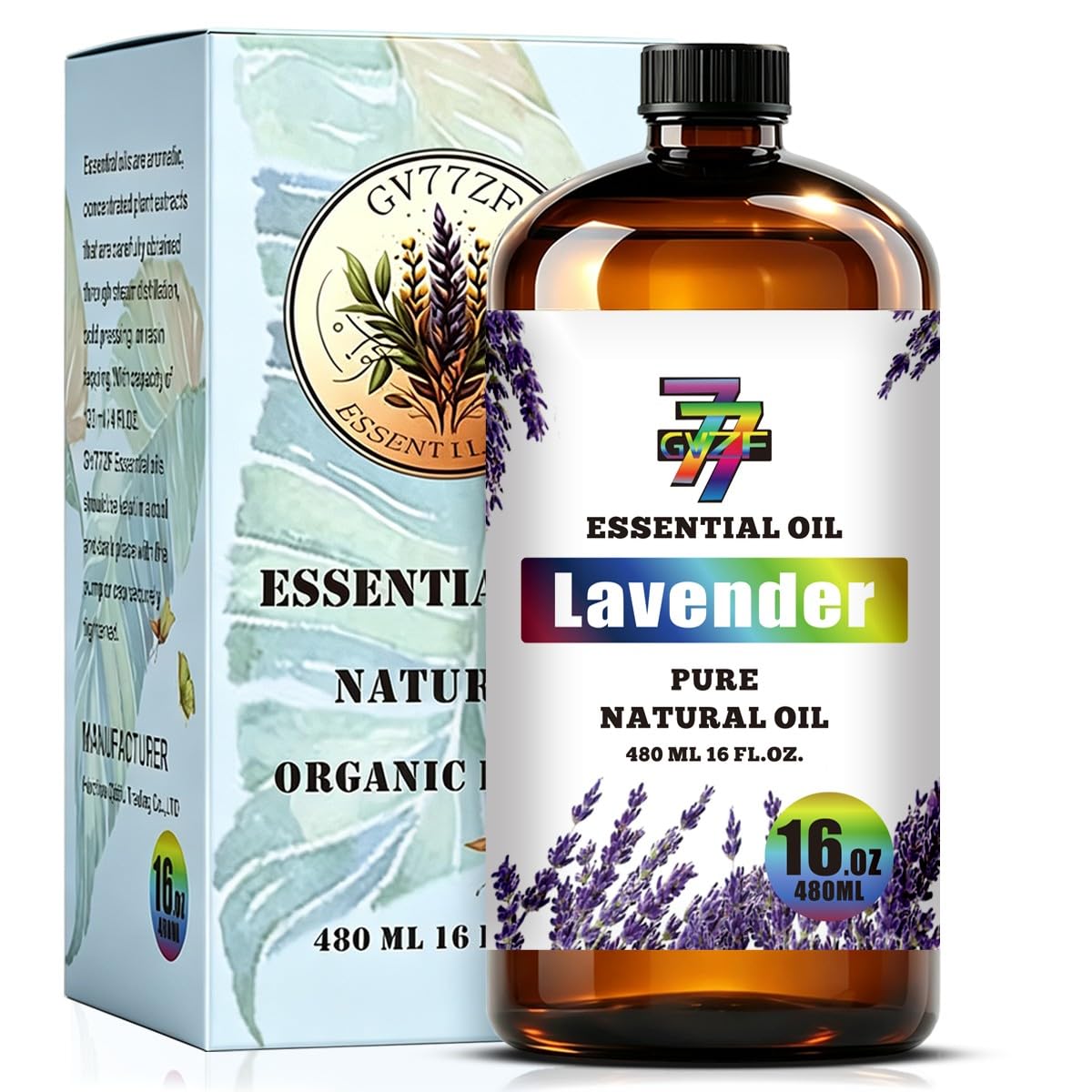 Lavender Essential Oil for Diffuser Massage Soap Lavender Oil 16 oz