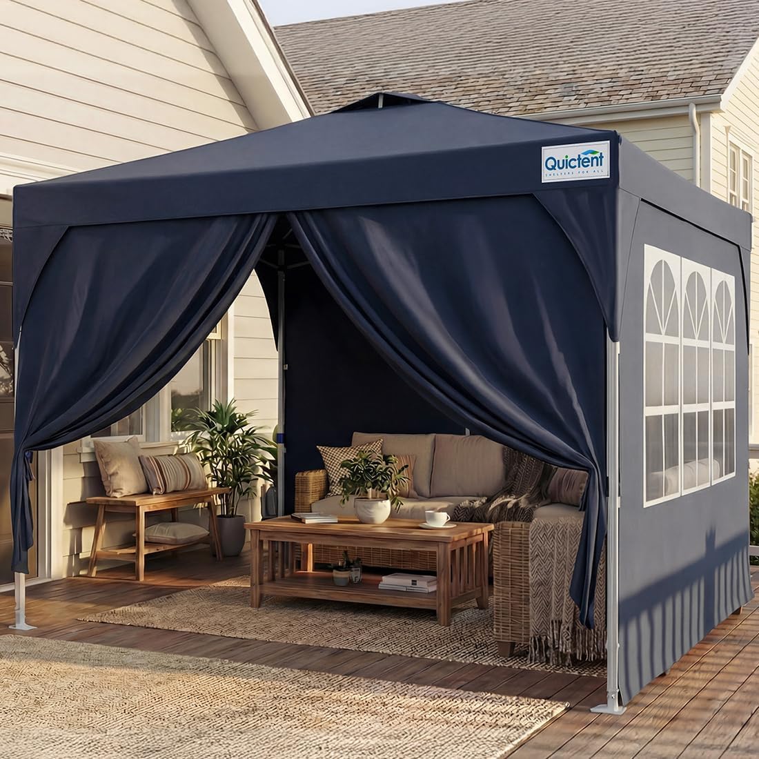 Quictent Faltpavillon 3x3m wasserdicht