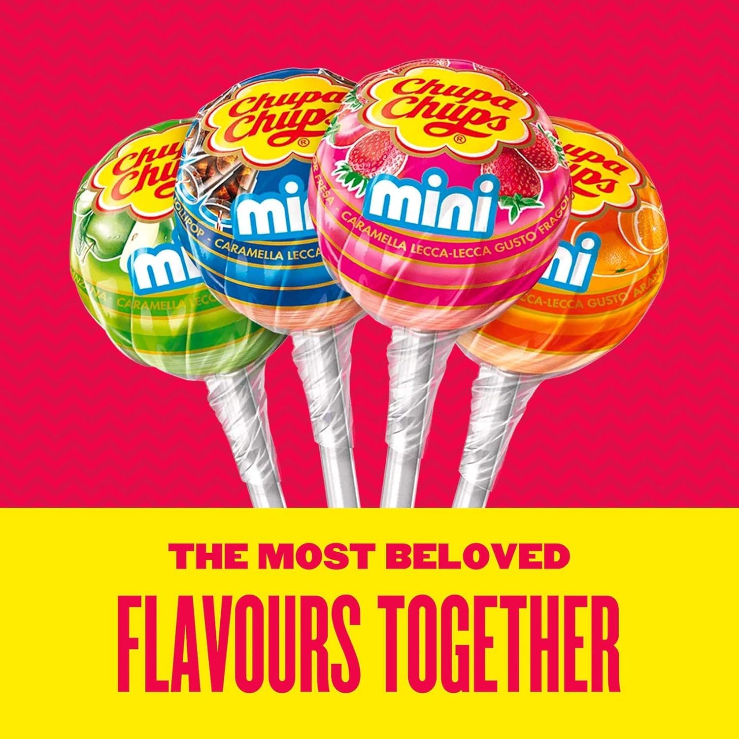 Chupa Chup Mini Lollipops, Assorted Flavours, 35 Pieces 210 Gram - Image 3 thumbnail