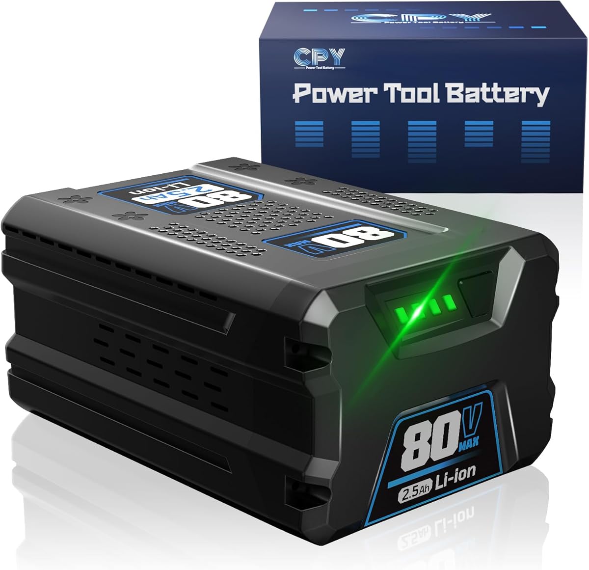 CPY Replacement 2.5Ah 80V Lithium Battery for Kobalt 80V Battery Max Cordless Power Tool KB2580-06 KB680-06 KB280-06 Real High Capacity Lithium-ion Battery
