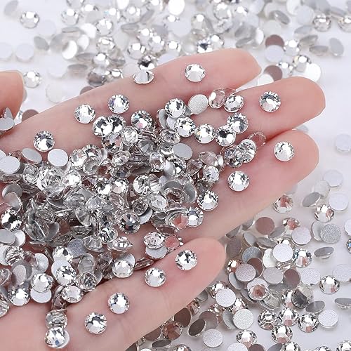 Miniatura 9 de Novani Diamantes de imitación de cristal, con parte trasera plana, 288 diamantes de imitación de cristal para ropa, zapatos, manualidades,