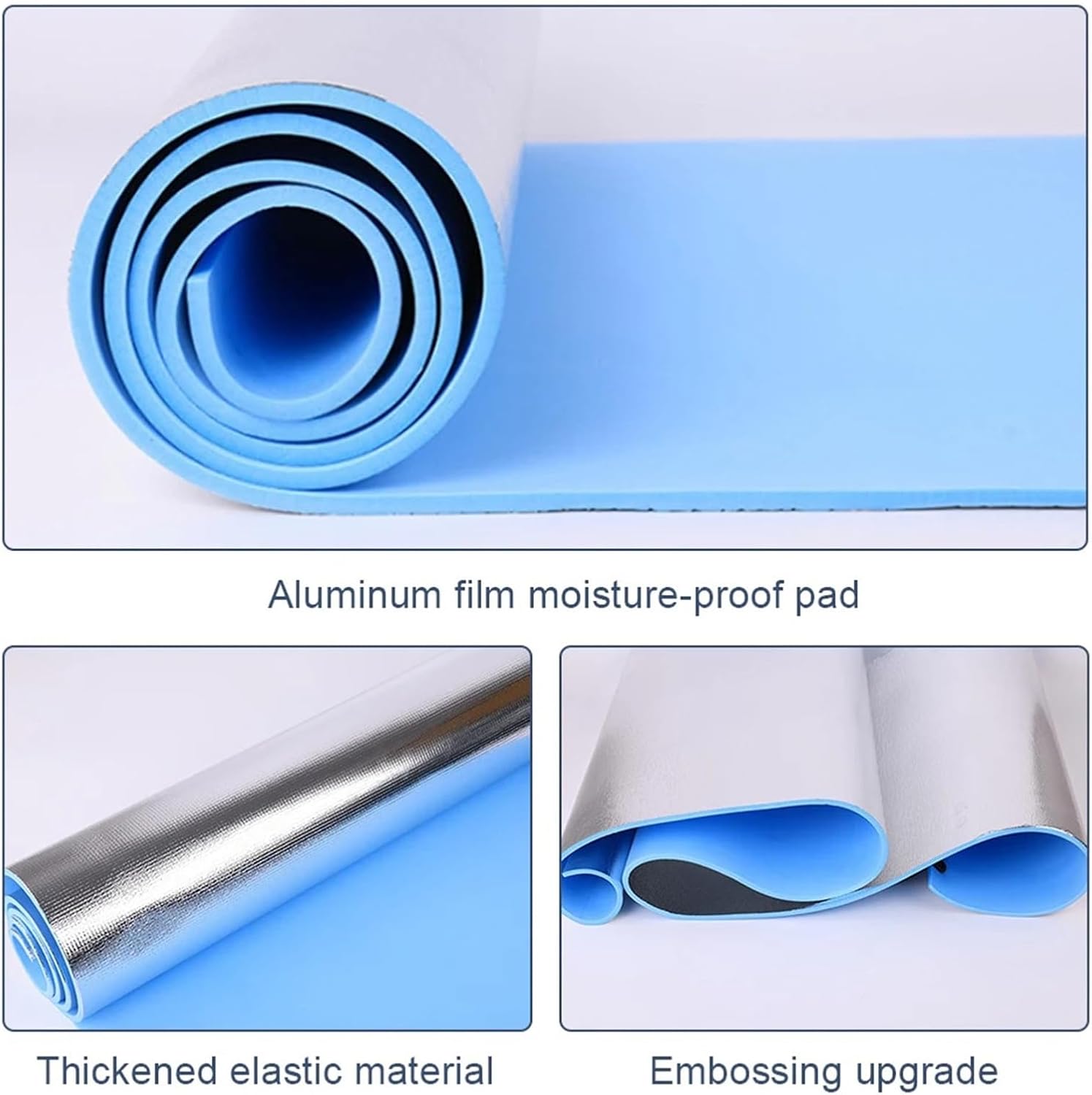 厚さ6～10mmのEVAヨガマット 防湿 アウトドア 滑り止め 耐久性 キャンプ ピクニックマット エクササイズ ジム フィットネス
