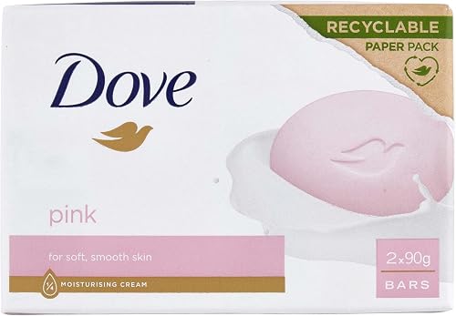 Dove Jabón sólido rosa 2 x 90g 180g