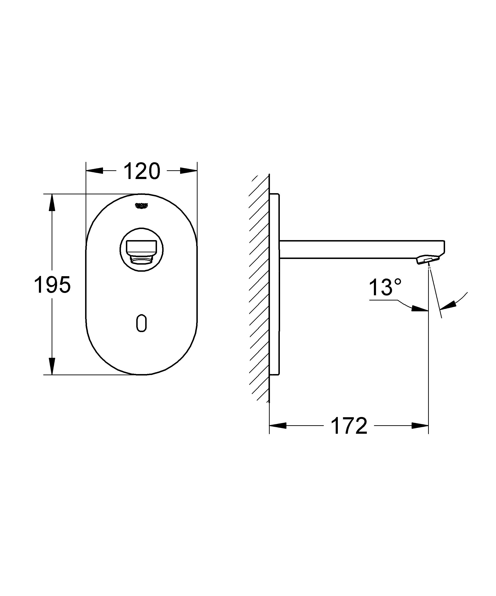 Grohe 3641000 elektronika na podczerwień do umywalki, bez mieszania, 1 sztuka