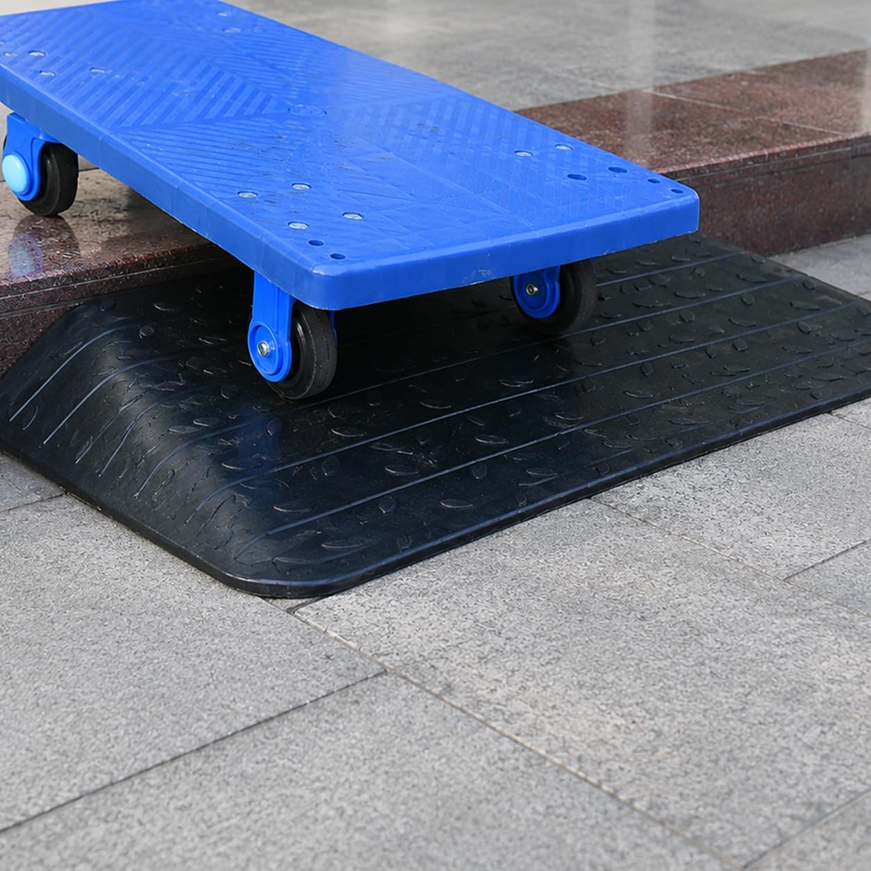 Rampas de umbral de goma de alta resistencia con superficie antideslizante, rampas de 1 – 4 pulgadas para sillas de ruedas y scooters, marco de puerta de coche, rampas de carga de 20000
