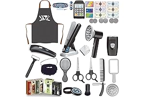Kids Hair Salon Toys: Pretend Play Shaving Kit for Budding Stylists
