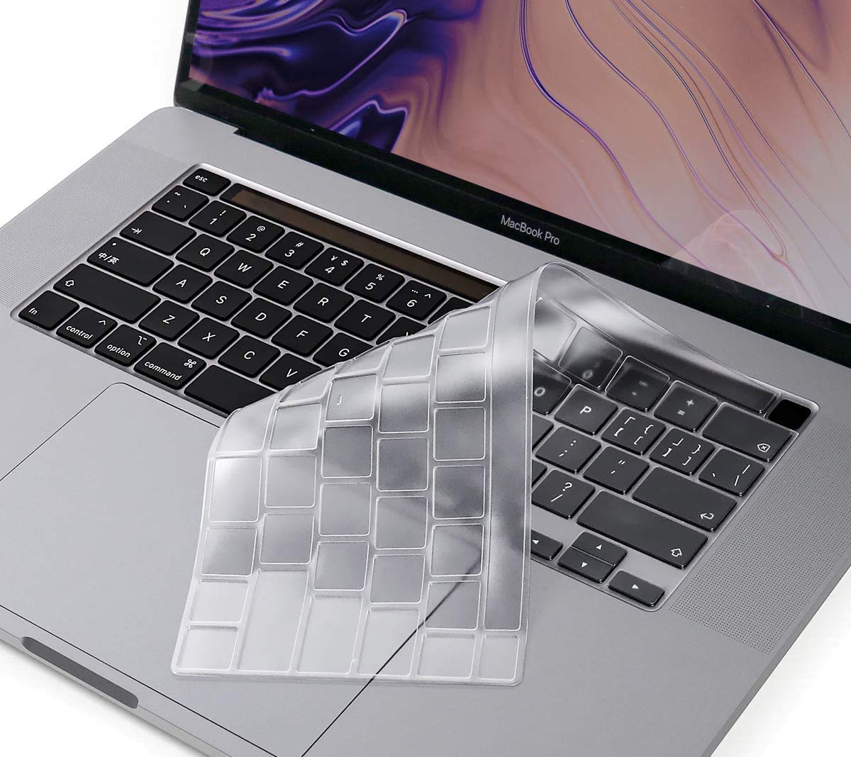 Oaky Keyboard Skin Compatible with MacBook Pro 13 inch A2338 M2 M1 A2289 A2251 2020-2022 & New MacBook Pro 16 inch A2141 2020 2019 Touch ID, TPU Skin Keyboard Protector - TPU Clear (B08TN3XQ4S) Amazon Price History, Amazon Price Tracker