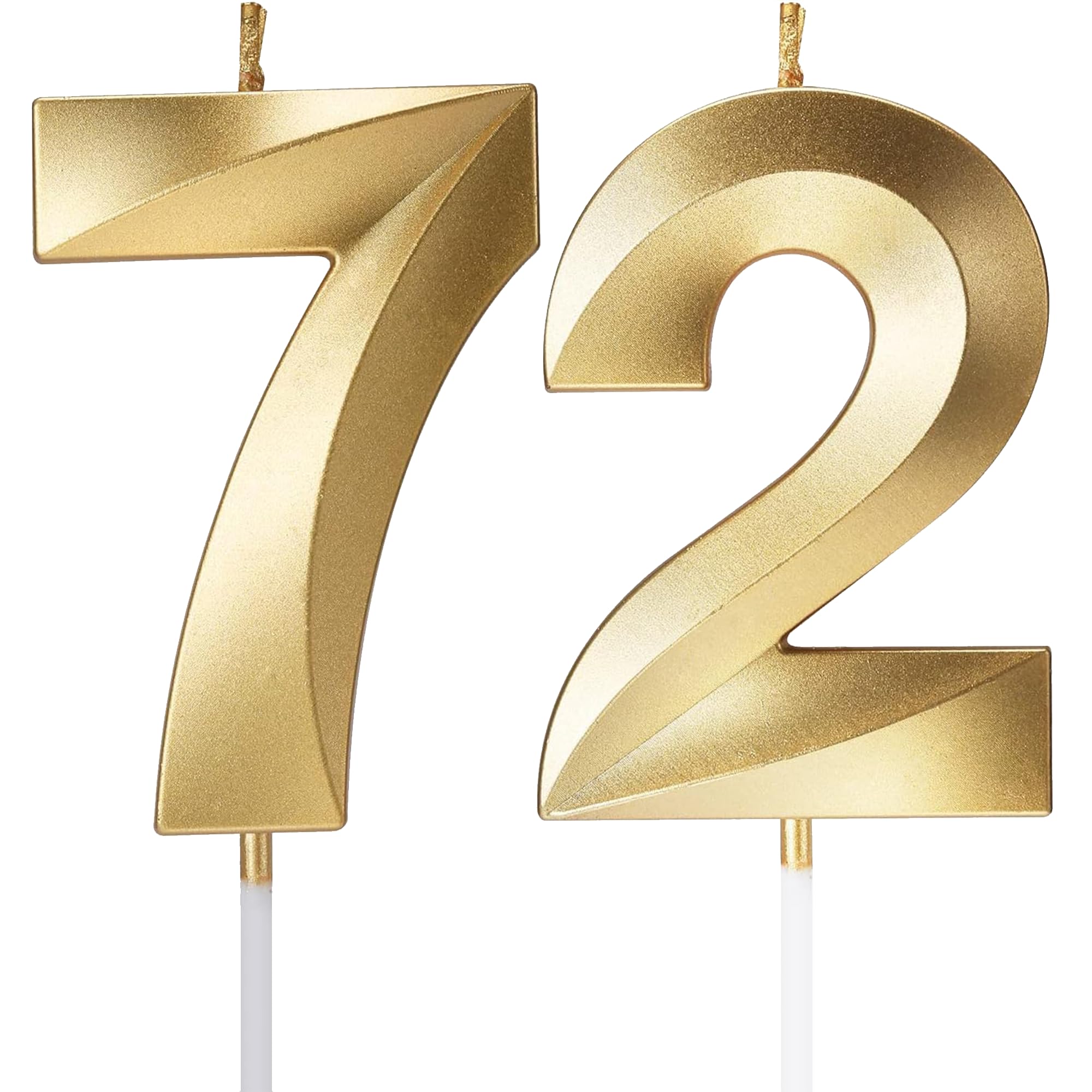 Birthday Candles Number Candles Age Year for Cakes Happy Birthday 3D Designed Wedding Anniversary Party Cake Topper Decorations