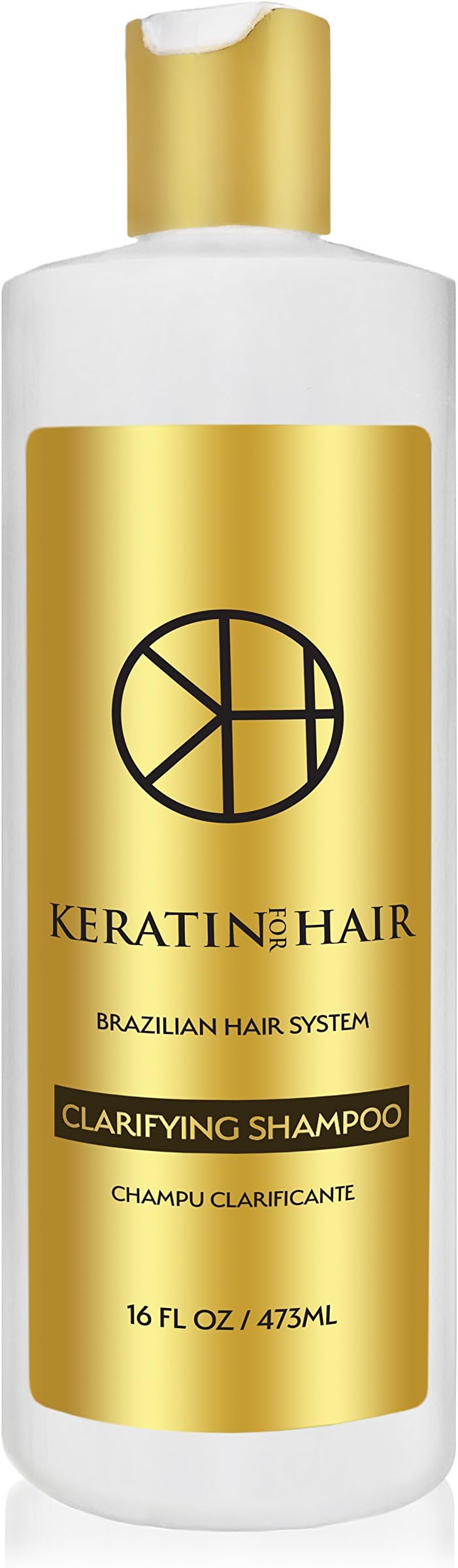 Keratin For Hair Anti-Residue Clarifying Deep Cleaning Shampoo (Clarifying, 16 fl oz)