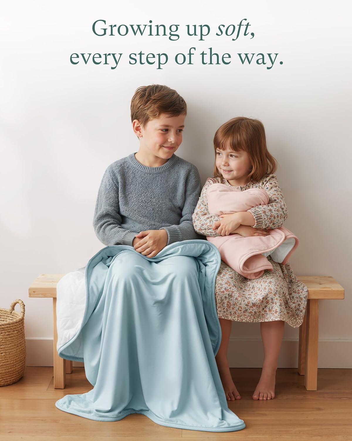 PurComfy Supersoft Baby Blanket, Premium Bamboo Viscose Baby Quilt, Hypoallergenic and Breathable, for Newborns, 33"×33" - Image 4