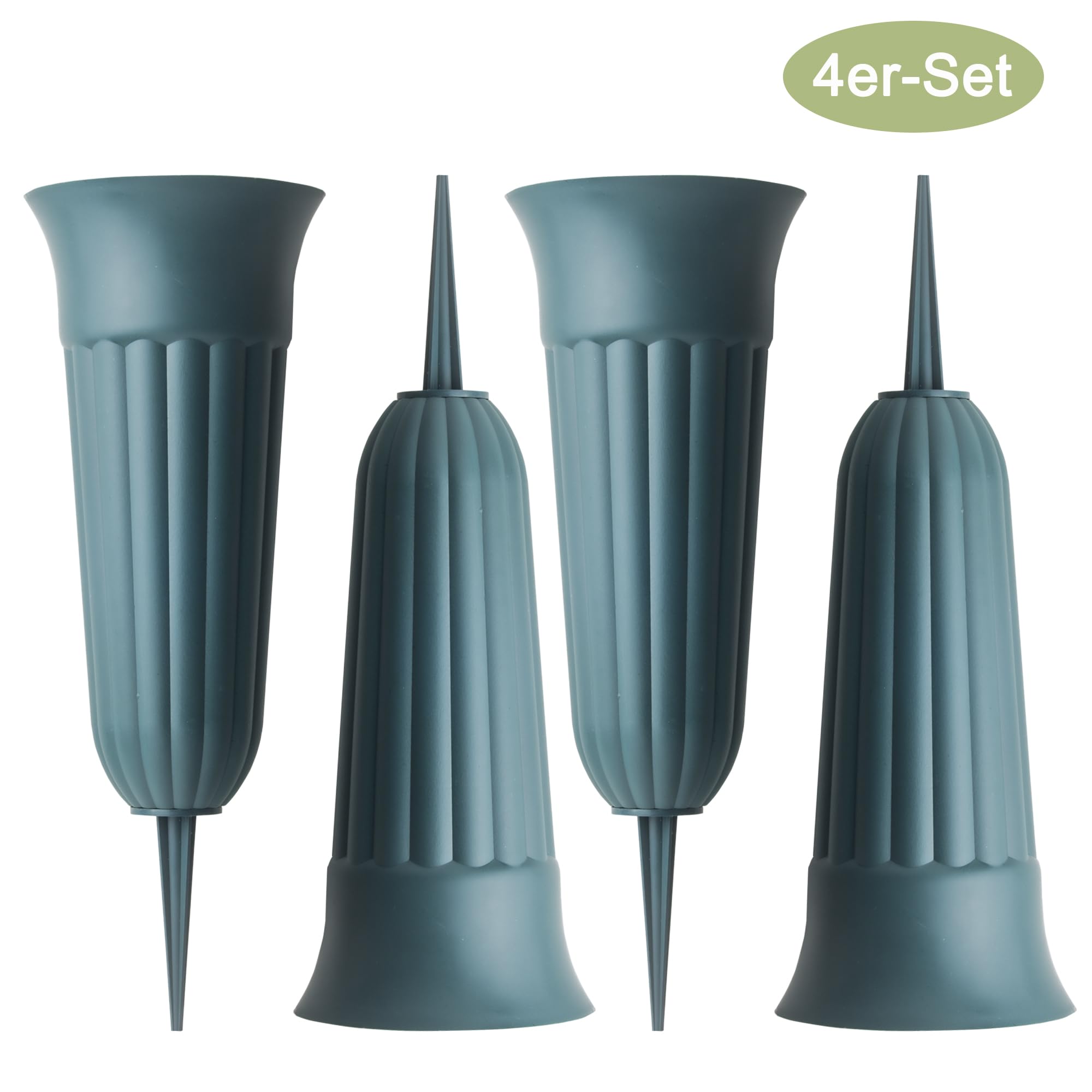 3er Set Grabvase, Kunststoff In Grün, 4,99 - Foto 3