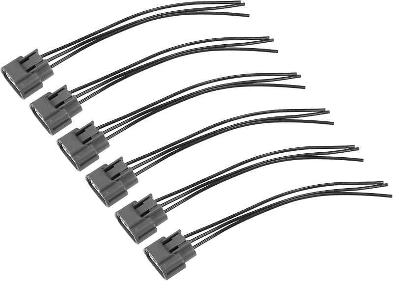 Conector do chicote da bobina de ignição uxcell para Nissan e Infiniti – 6 unidades