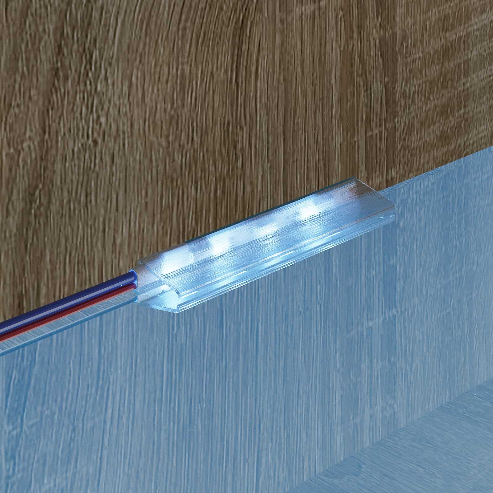 LED Streifen 12 Stück Schwarz Mehrfarbig 1745 mm mit USB Stromversorgung für Innenräume, dimmbar, flexible Beleuchtungslösung für Wohnzimmer, Schlafzimmer, Partys und festliche Anlässe