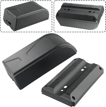 Ebike Controller Box Case For Electric Bicycle Conversion - Extra-Large Waterproof Protective Housing Compatible With for battery Controller, Mounts On Bottle Cage, Black ABS Plastic(L)