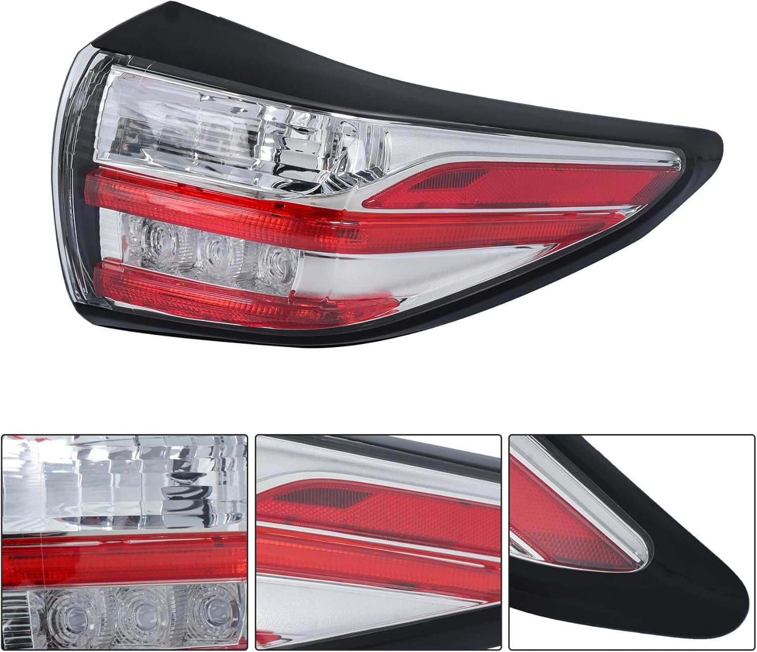 Silscvtt RH Outer Tail Light Assembly Replacement for Nissan Murano 2015-2018 Right Side NI2805103 265505AA0B