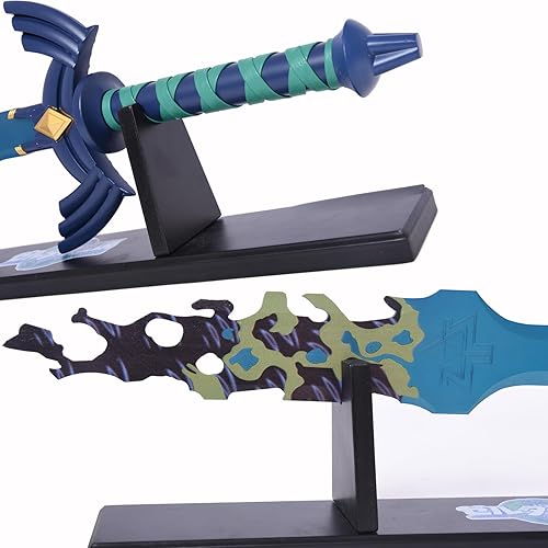 Miniatura 5 de Legend of Zelda Master Sword Metal Link Master Sword Acero inoxidable Producción de accesorios de juego de rol Colección para amantes