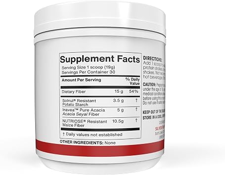 Silver Fern Brand Ultimate Fiber Prebiotic Supplement for Daily Intake | Supports Digestive Balance & Gut Microbiome Gentle Daily 1 Pack