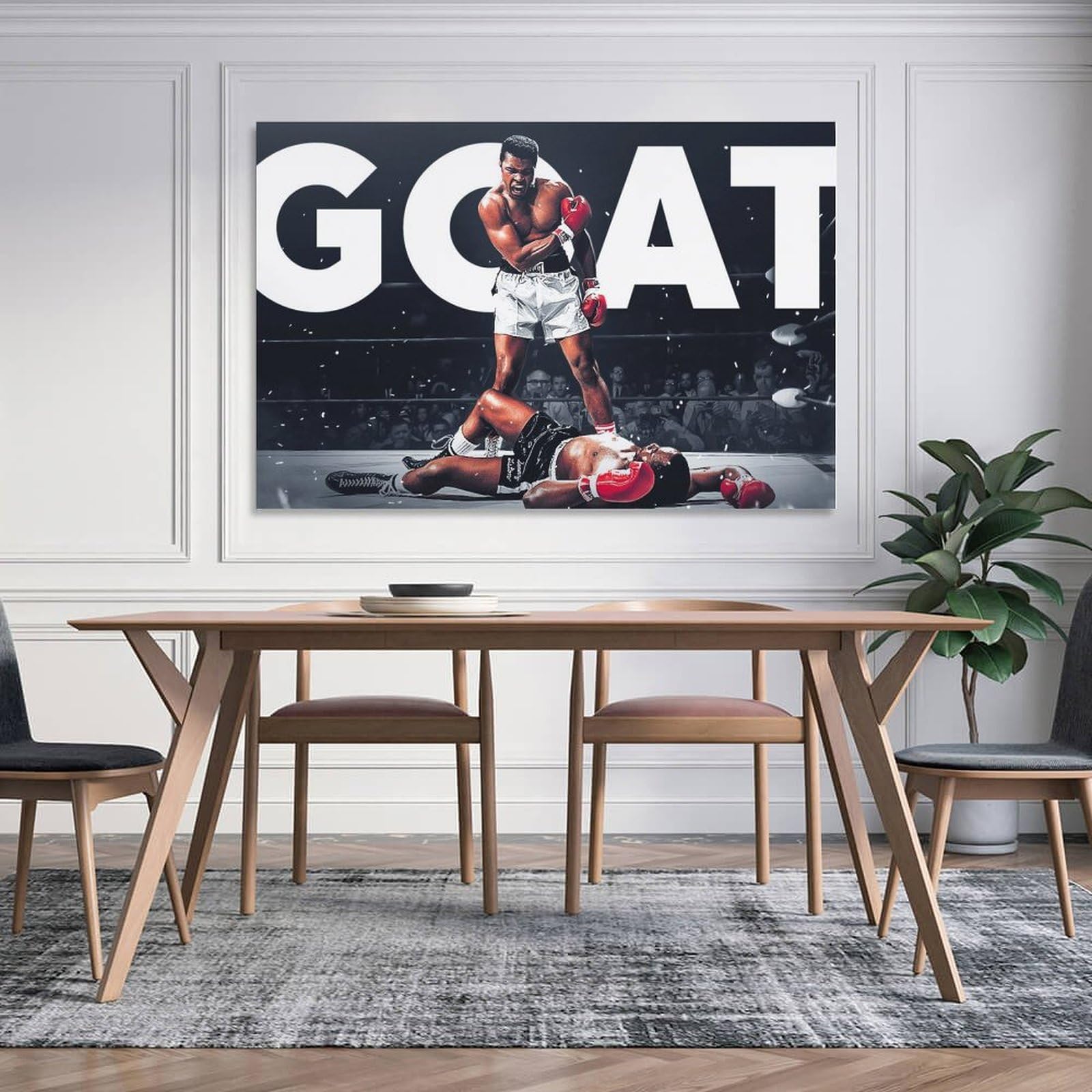 モハメドアリクラシックバトルポスター ホーム装飾 アートパネル