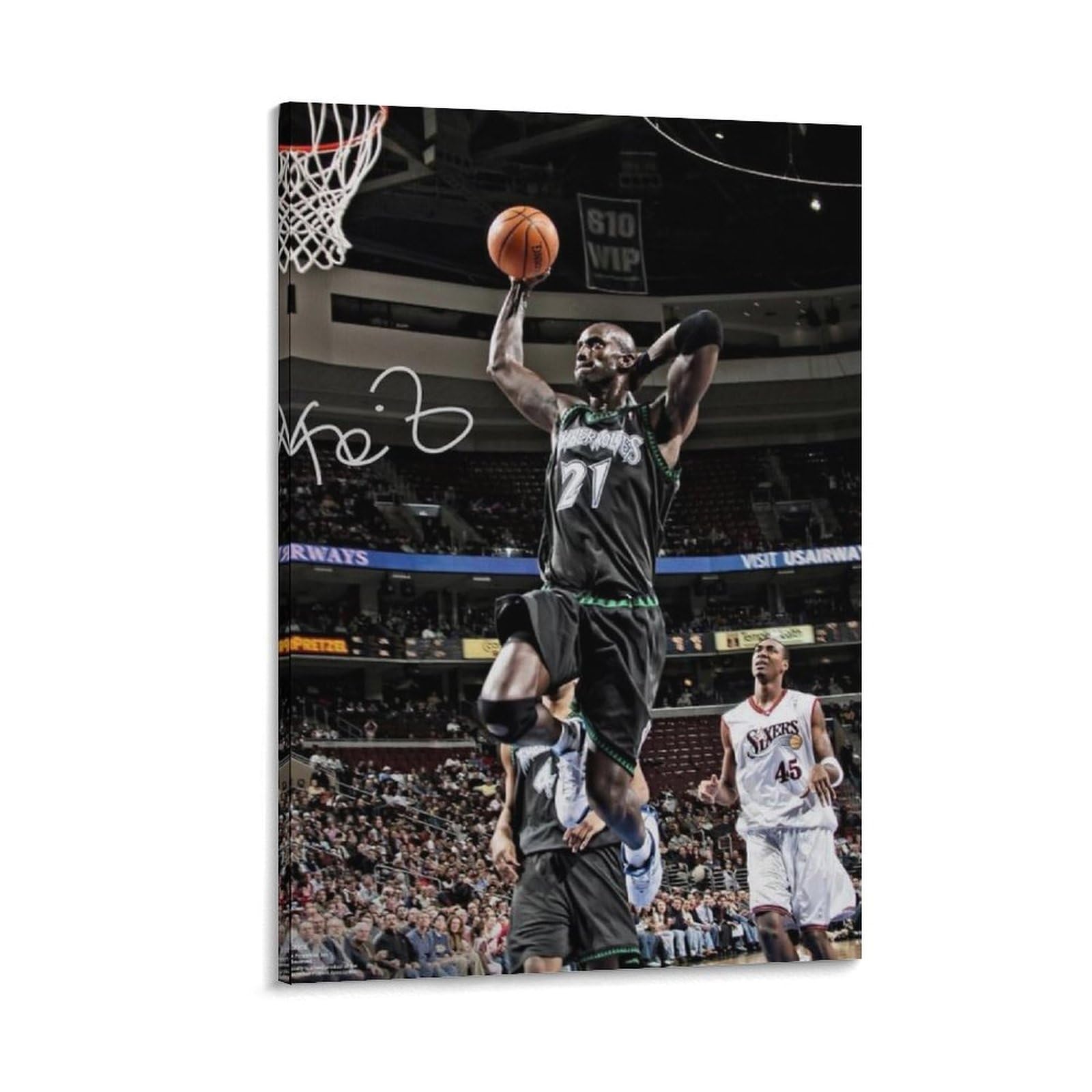ASUIU Kevin Garnett Canvas Poster Wall Art Picture Painting Poster Canvas Print Posters Artworks Room Decor 20x30inch(50x75cm)