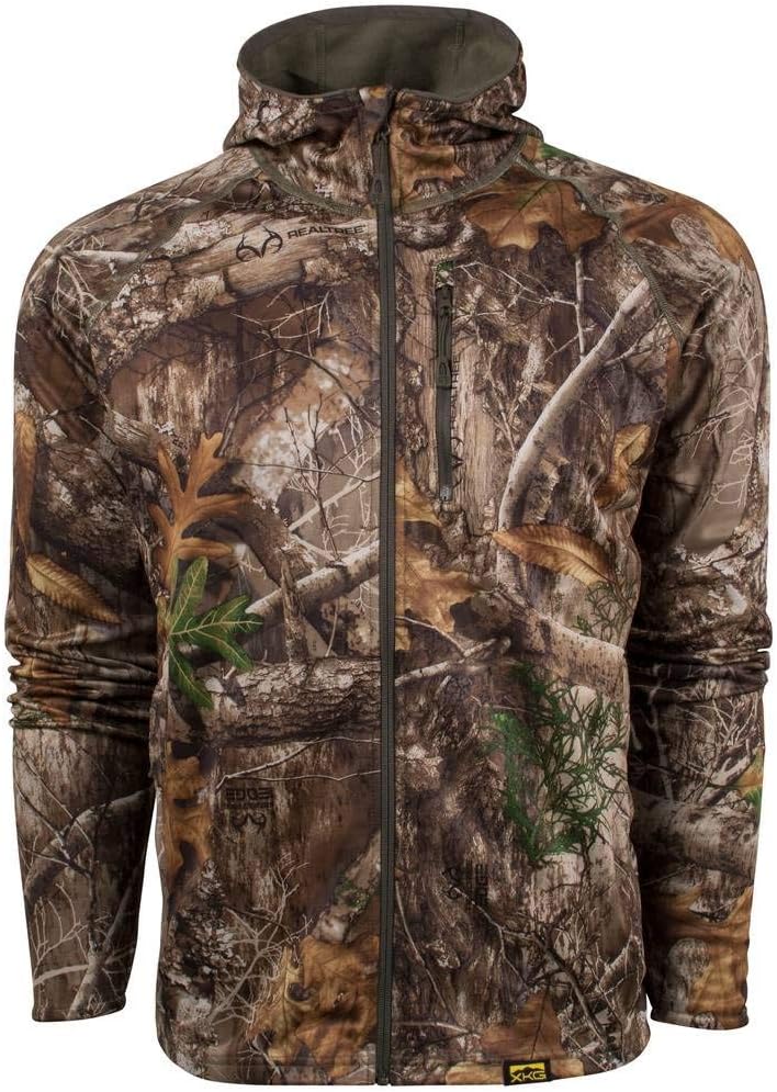King's Camo XKG Hightop Full Zip Hoodie, Realtree Edge, XXX-Large