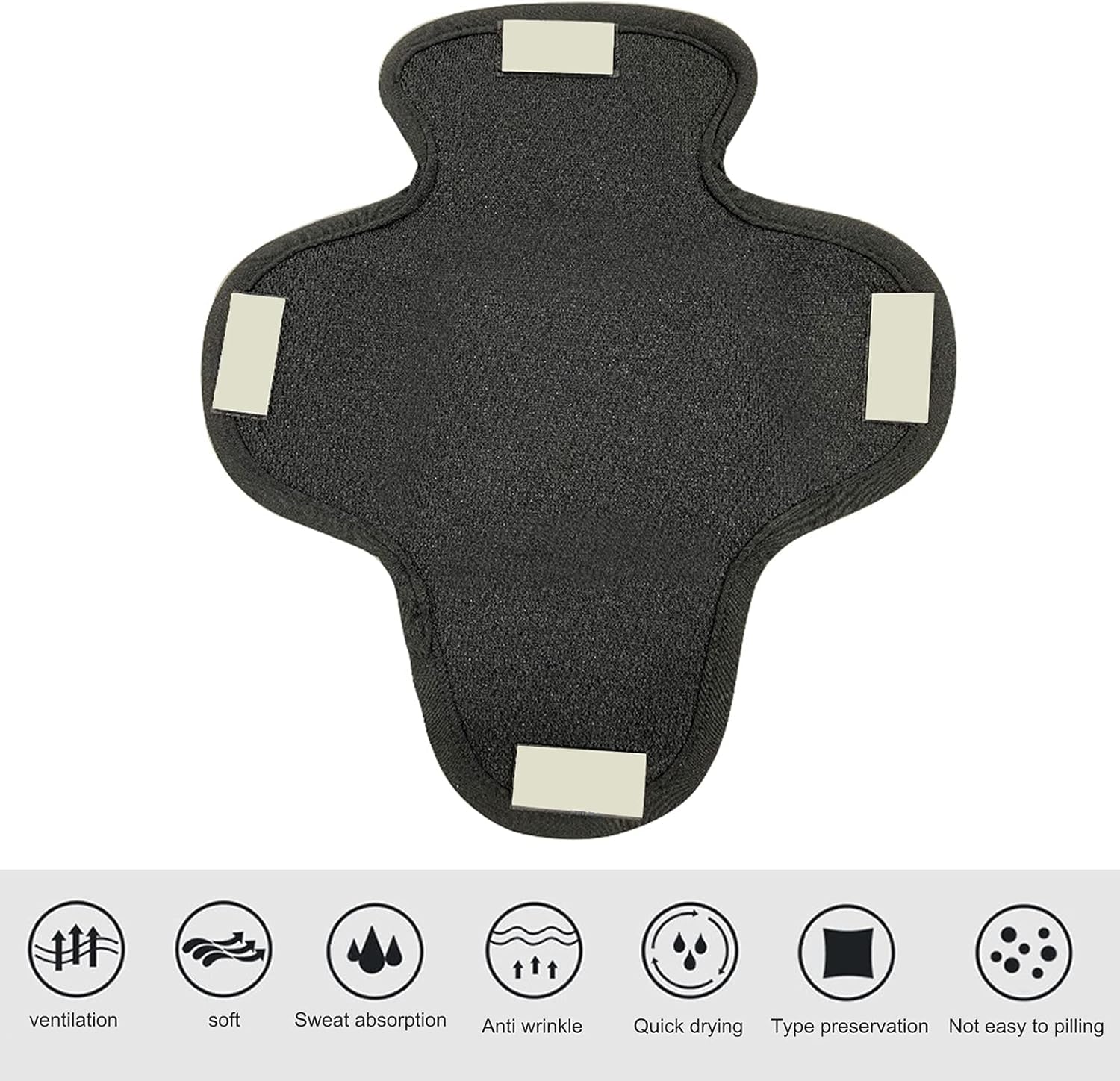Fodera per casco moto, Fodera per casco traspirante anti-sudore, Assorbe il sudore gocciolante, Imbottitura interna per riutilizzabile e lavabile