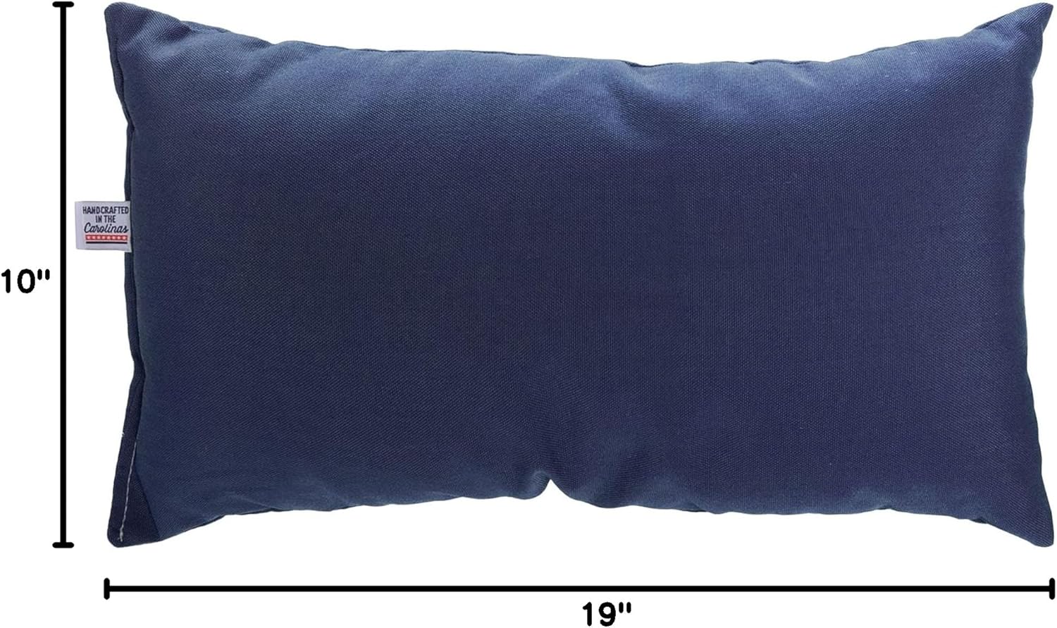 Castaway Living Large 19'' x 10'' Navy Hammock Pillow, Comfortable Weather Resistant Poly-Fill Design, Long Outdoor Pillow for Hammocks, Outdoor Furniture & More