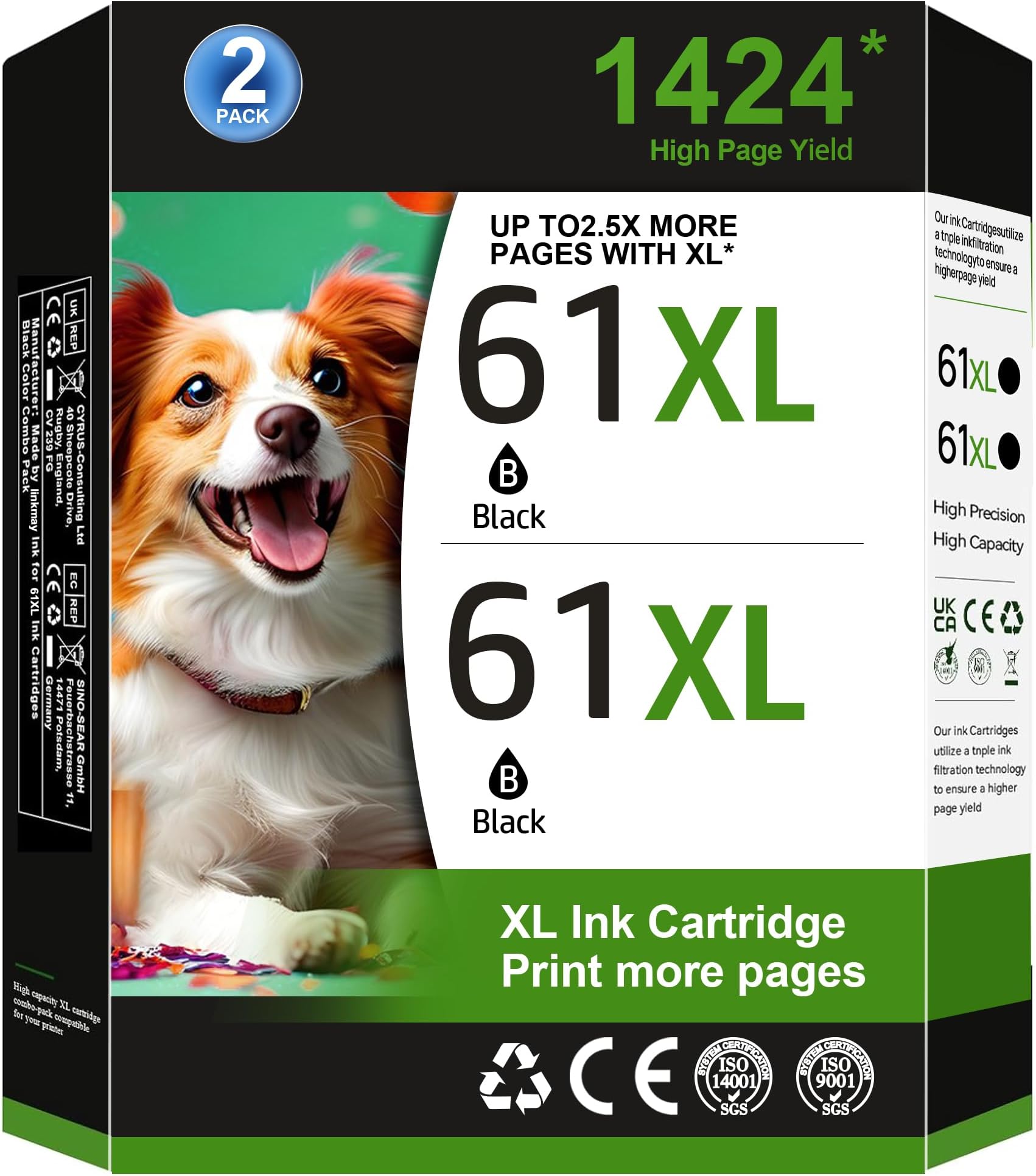 Cartucce Compatibili HP 61XL Per OfficeJet DeskJet Envy 2 Cartucce - Foto 10