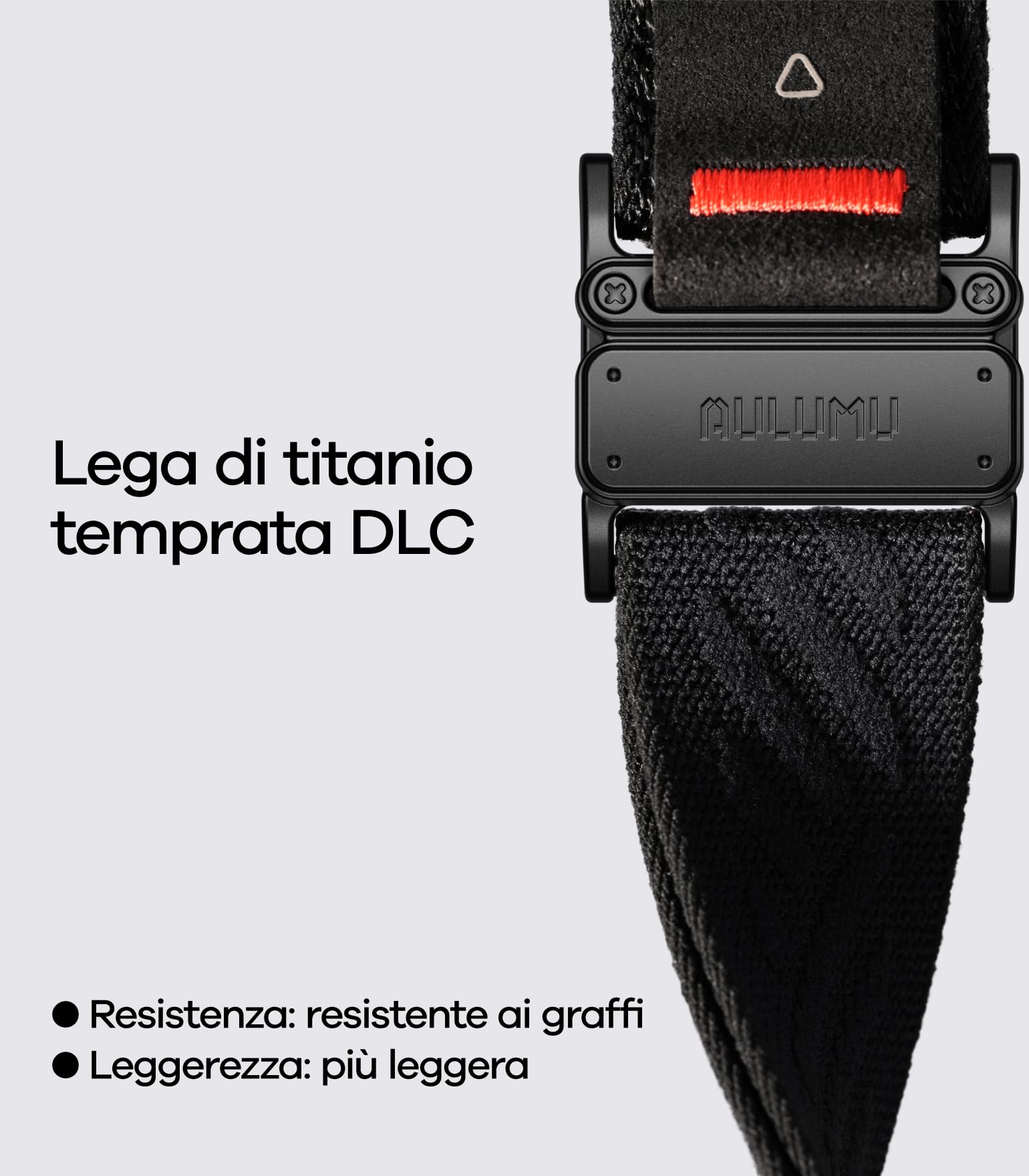 Aulumu C03 Magnetico Cinturino per Apple Watch Ultra 3/2/1 in Nylon con Fibbia in Titanio Regolabile Sport Band per Apple Watch Cinturino 49mm 46mm 45mm 44mm per iWatch 11 10 9 8 7 6 5 4 Se