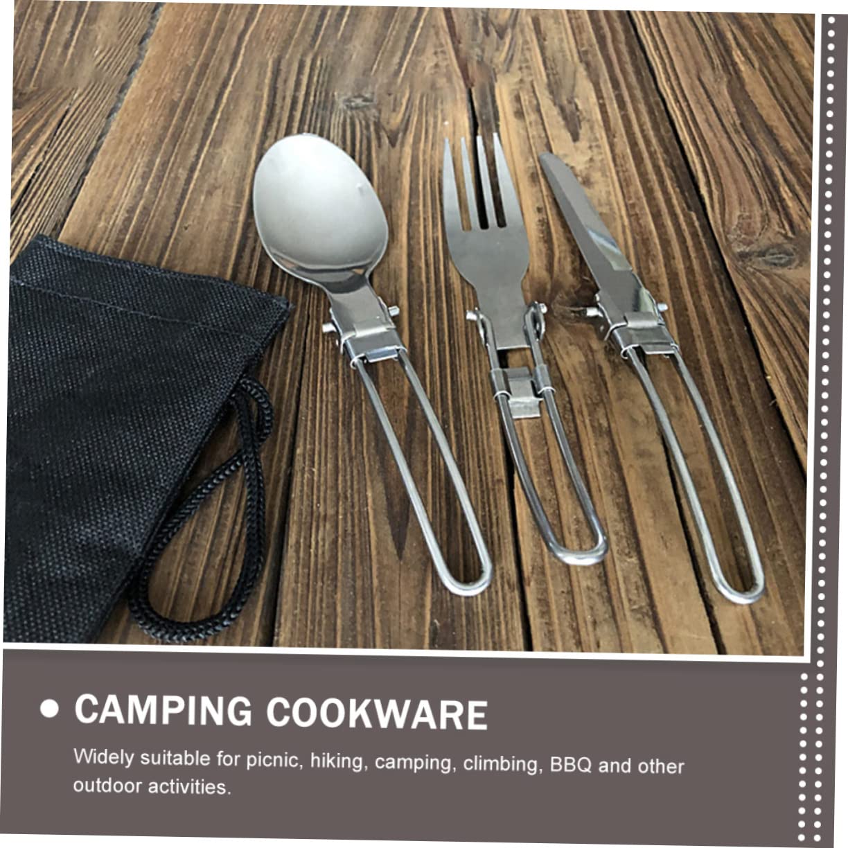 BESPORTBLE 1 Set Hiking Cooking Tool for Camping Picnic Pot Set Camping Pan Dinnerware Kettle Cookware Set