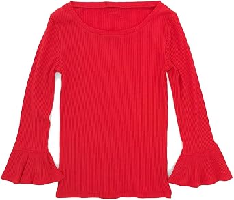 J Crew - Womens - Ribbed Bell Sleeve Tee