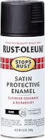 Vista 27 de Rust-Oleum 7732830 Stops Rust Pintura en Aerosol, 12 oz, Verde Cazador Satinado