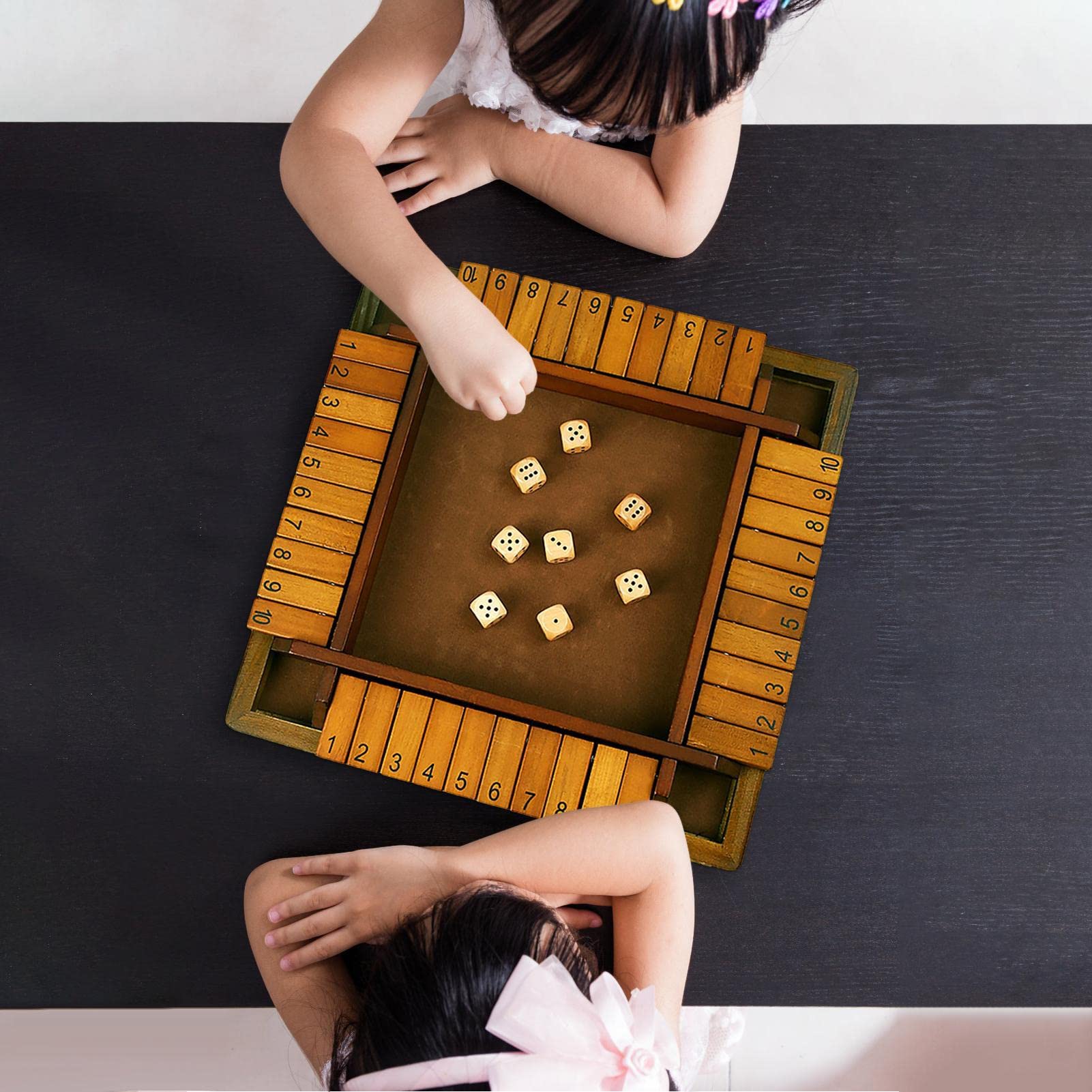 木製ボードゲーム 2-4人用 Amazon.co.jp: Ropoda 木製 Shut The Box ゲーム (2~4人用