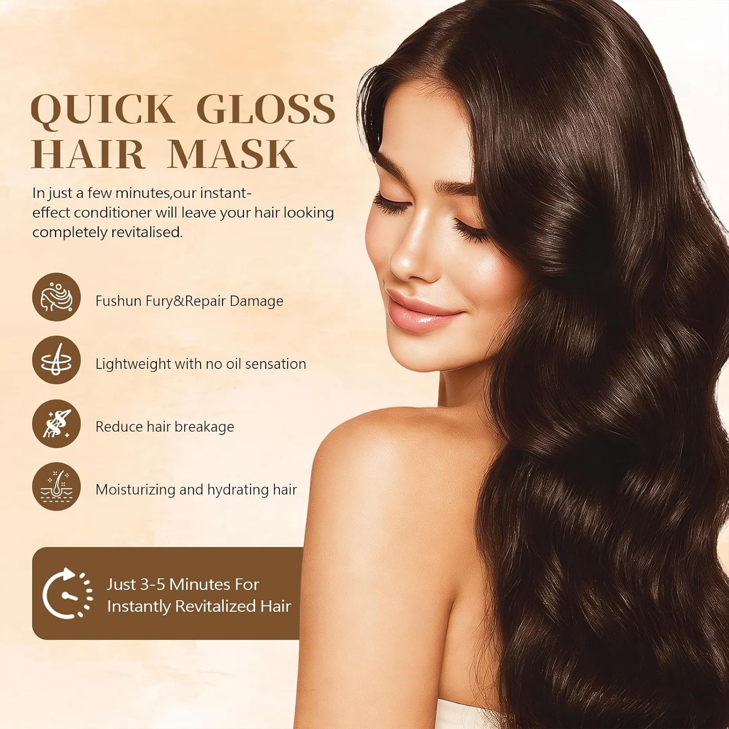 Hydrolyzed Keratin & Hyaluronic Acid, Helps Support Stronger, Smoother & Shinier Looking Hair