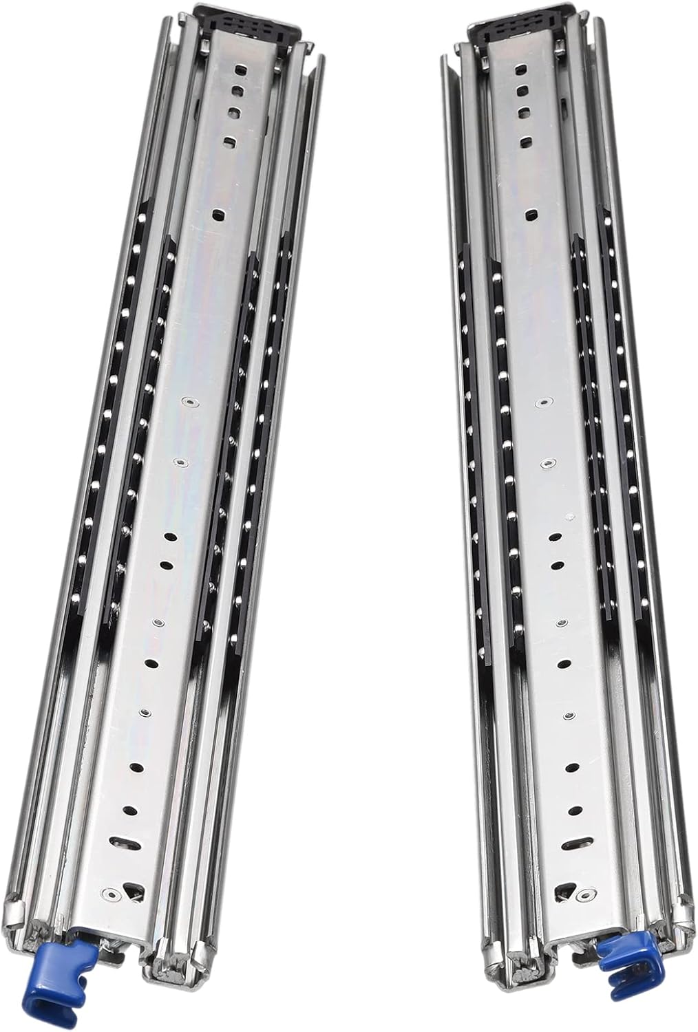 Sliding Locking Rails uxcell Drawer Slides with Lock, 26 Inch Full Extension Side Mount Ball ...