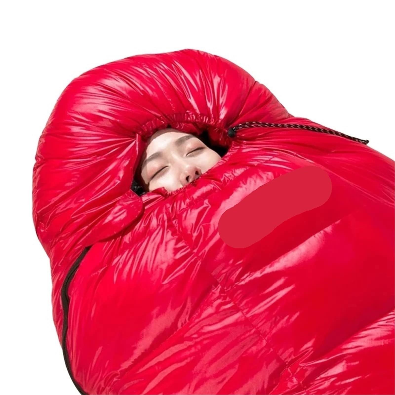 Sacco A Pelo da Campeggio White Goose Down Sleeping Bag Camping Sleeping Bag Goose Down Filled Men Sleeping Bag Warm for Travel Hiking Bag per Campeggio, Viaggi