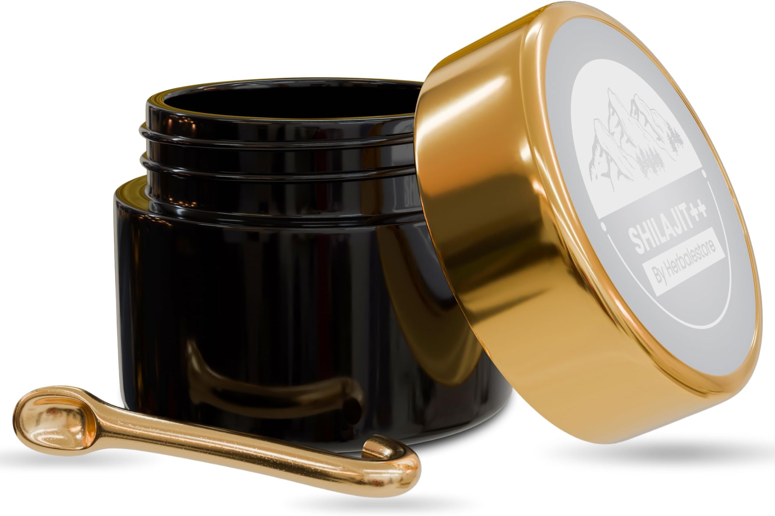 Pure Himalayan Shilajit, HACCP Certified 30g Gold Grade 100% Shilajit Resin with Fulvic Acid & 85+ Trace Minerals Complex for Energy & Over All Well=Beign(30 Gram)