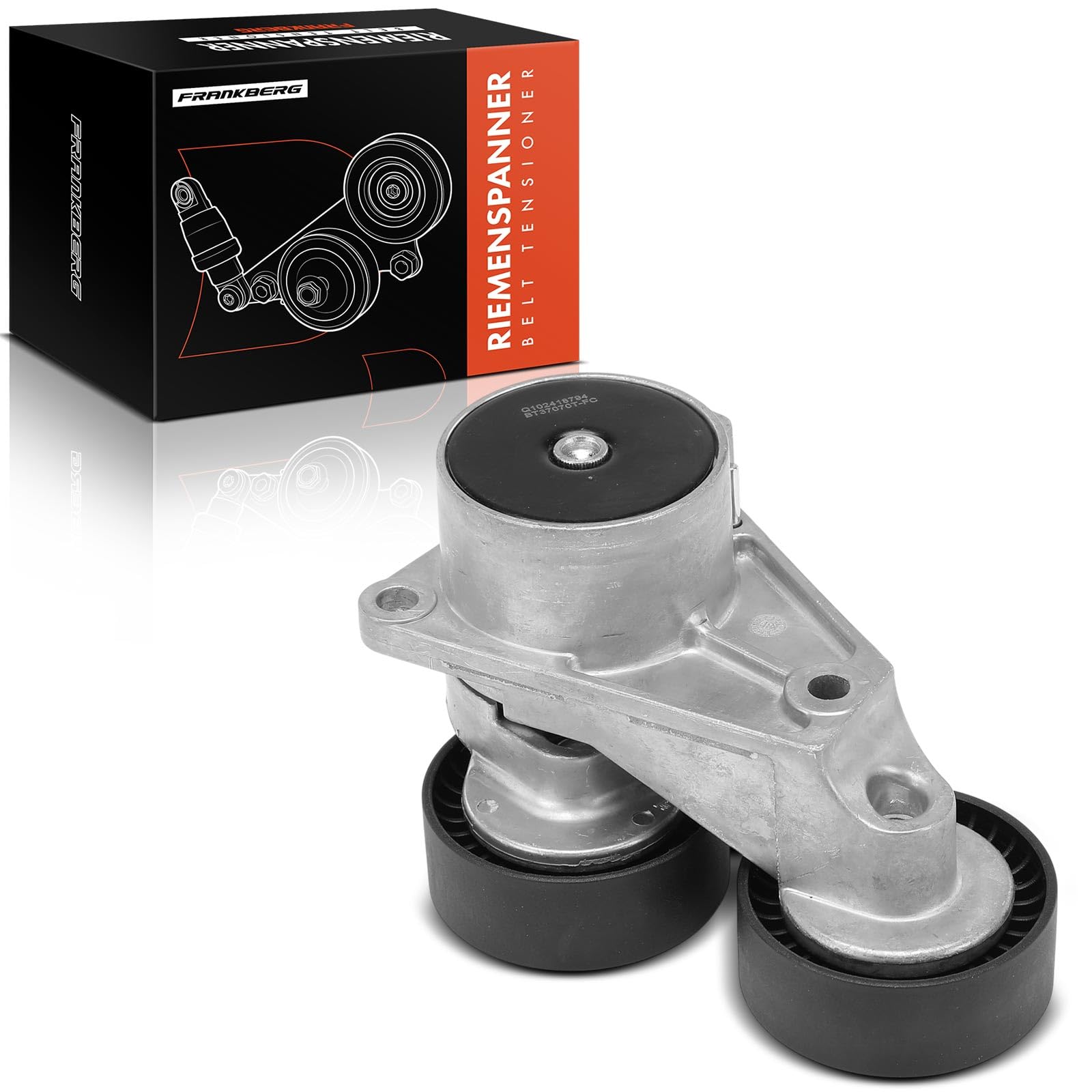 Frankberg Poulie de tension, tendeur de courroie 30637070 | Compatible avec: XC90 I 275, V70 II P80_, S80 I 184, XC70 Cross Country 295, V70 II 285, S60 I 384