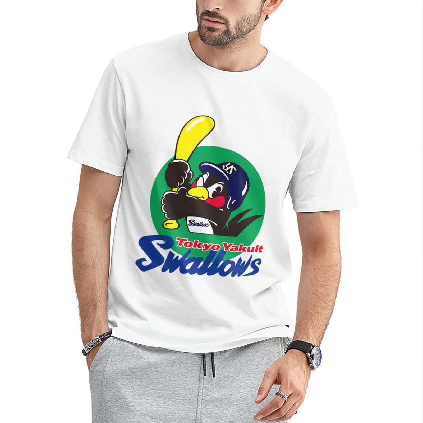 アロハシャツ つば九郎 シャツ ヤクルトスワローズ 半袖 激レア XL-XXL