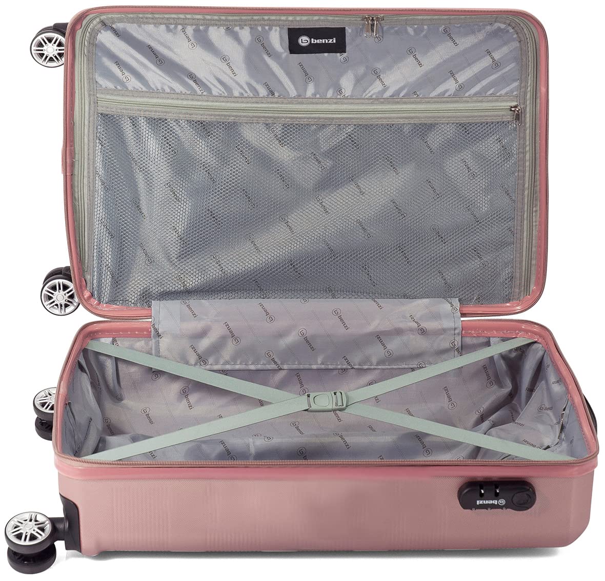 BENZI - Maleta de Cabina BZ5330-50 ABS 55 37 x 55 x 20 cm. - 2.8 Kg. Equipaje de Mano