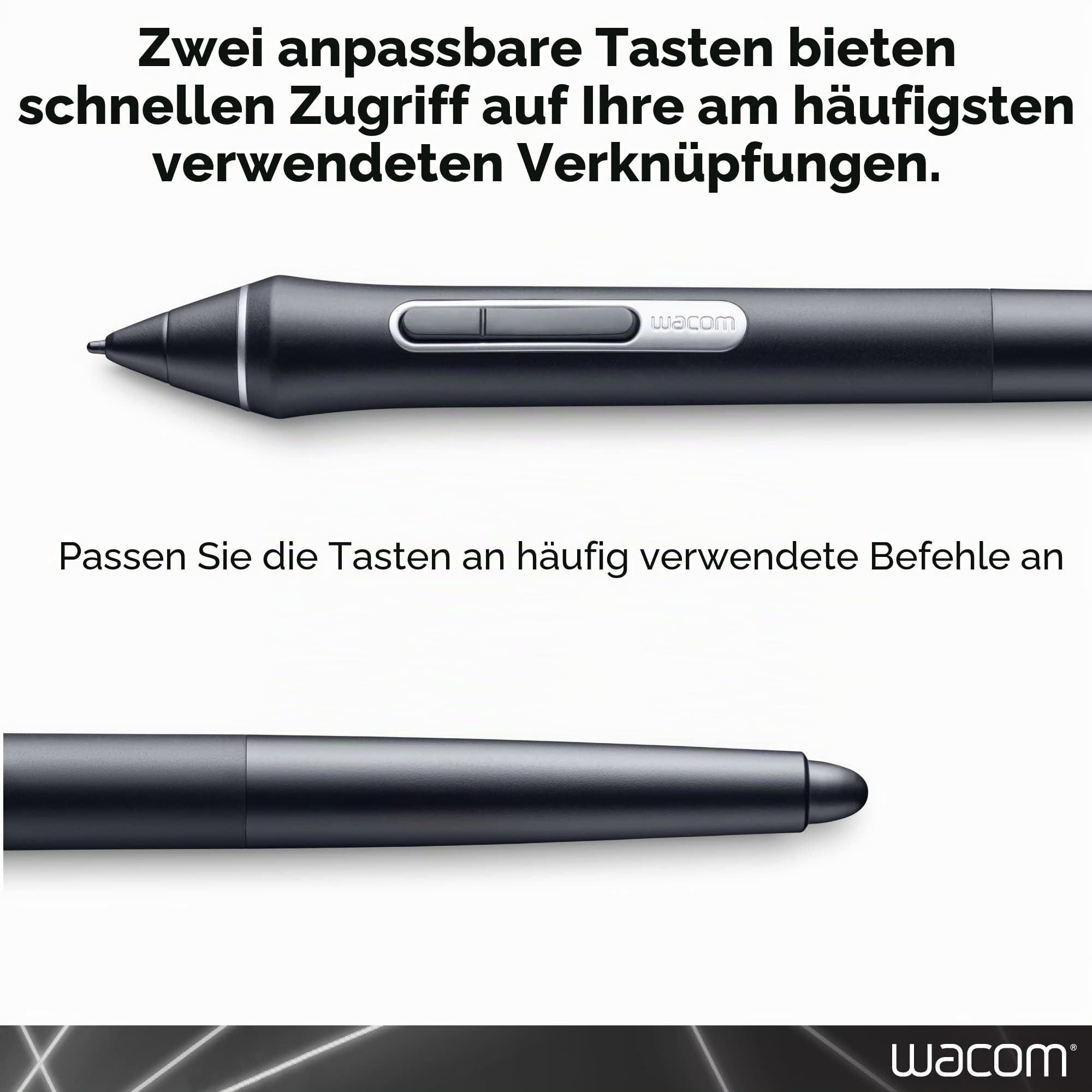 Wacom Pro Pen 2 (KP504E) - Compatible with Intuos Pro, Cintiq, Cintiq Pro & MobileStudio Pro