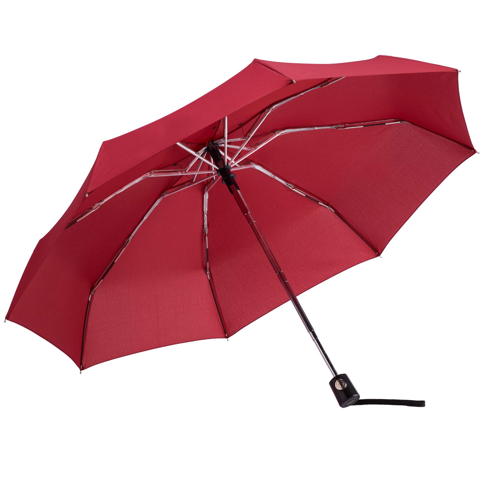 Goothdurs Ombrello Compatto Automatico Anti-Rimbalzo Per Viaggio - Mini E Leggero (198g) Con Protezione UV 50+ E Tessuto Impermeabile 210T - 5