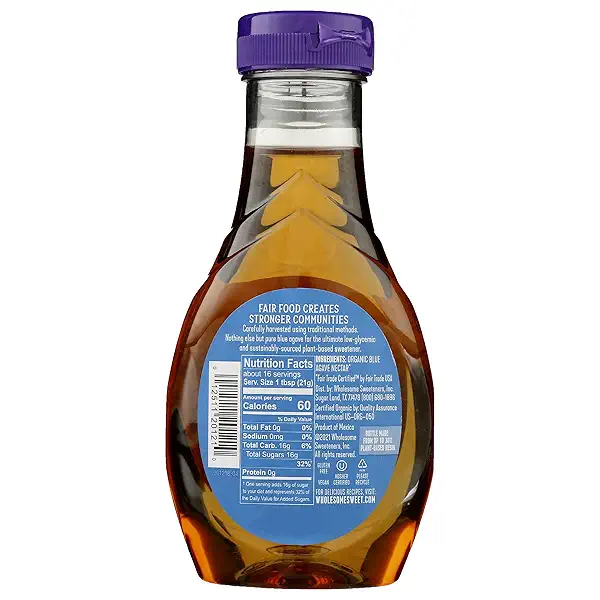 Wholesome FT Organic Blue Agave 11.75oz, 1-Pack 2