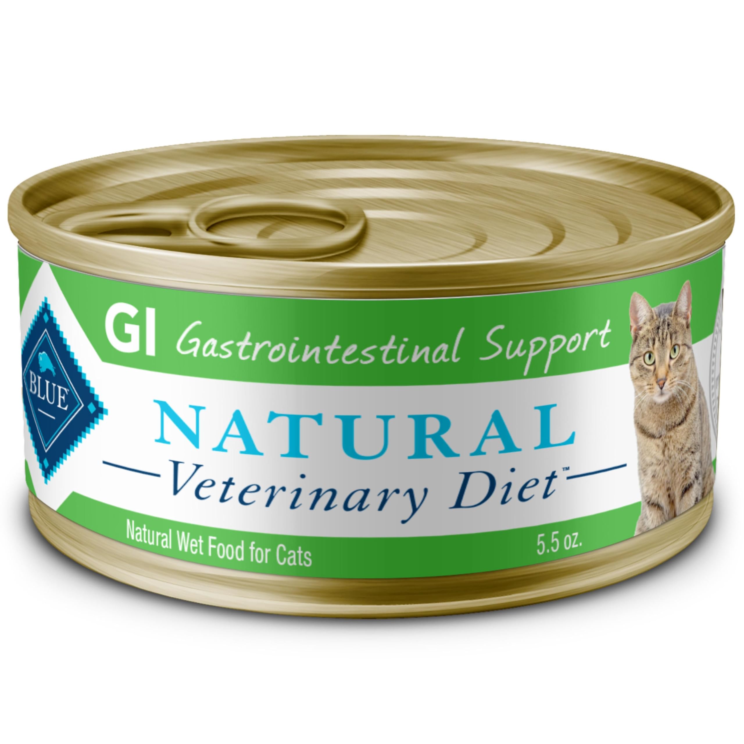 Natural Veterinary Diet GI Gastrointestinal Support Wet Cat Food, Veterinarian's Prescription Required, Chicken, 5.5-oz. Cans (24 Count)