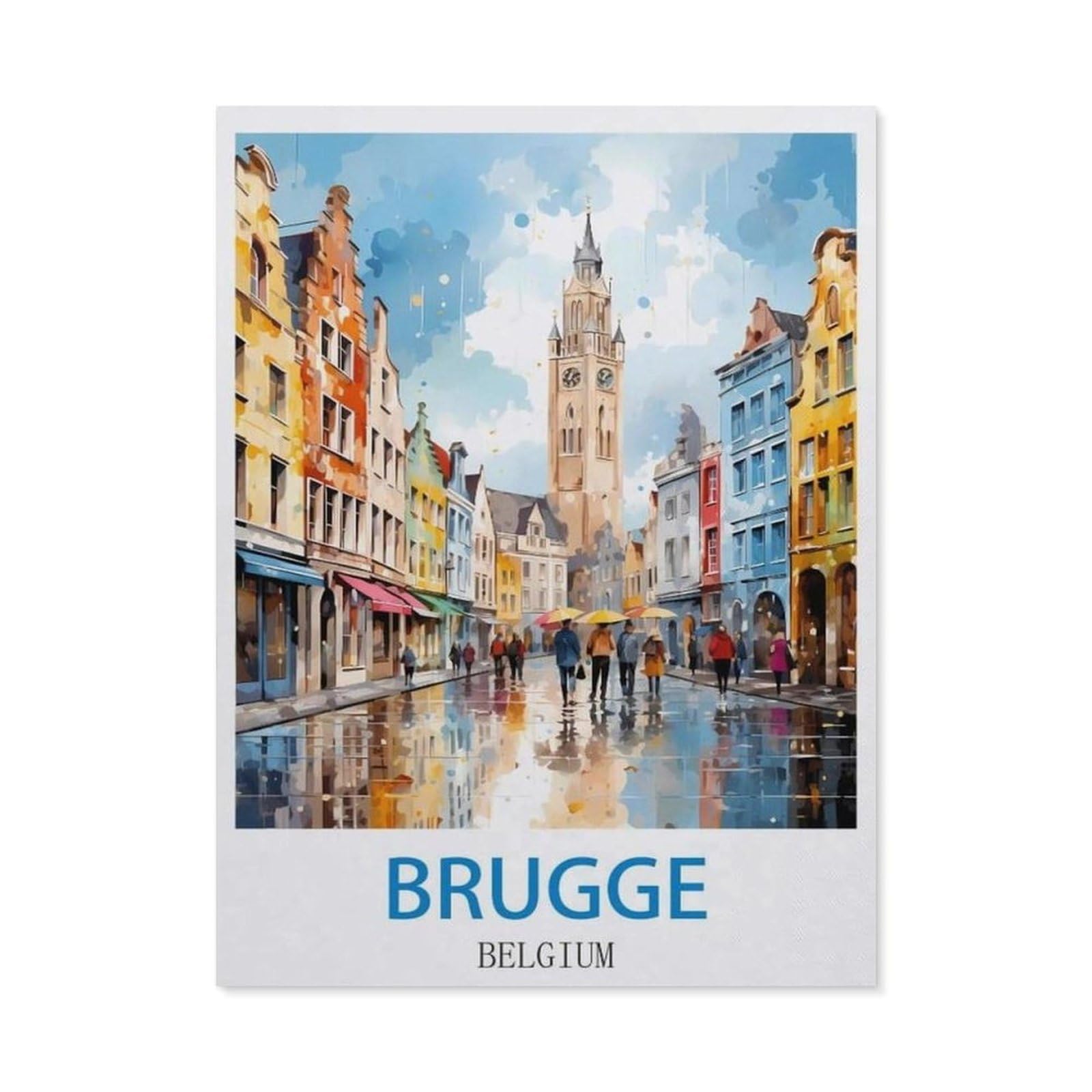 BEAYODKP Diamond Painting Kits for Adults and Kids，Brugge Belgium