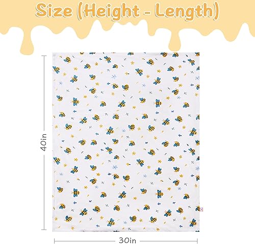 Miniatura 3 de QSTEHEML Minky - Mantas de bebé para niños y niñas, mantas de recepción súper suaves y ligeras, unisex, para recién nacidos, manta de bebé