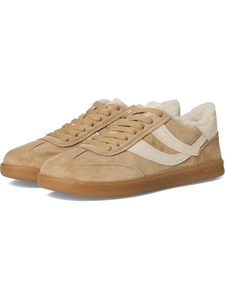 Beige Vince Oasis Shearling Lace-up Shoes