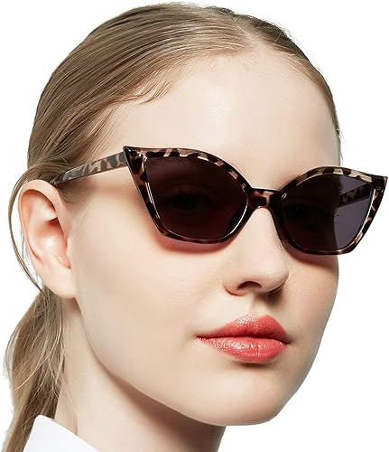 MARE AZZURO Gafas de Sol de Lectura Estilo Ojo de Gato para Mujer con Protección UV, Anteojos de Lectura para Exteriores 1.0 1.25 1.5 1.75 2.0 2.25