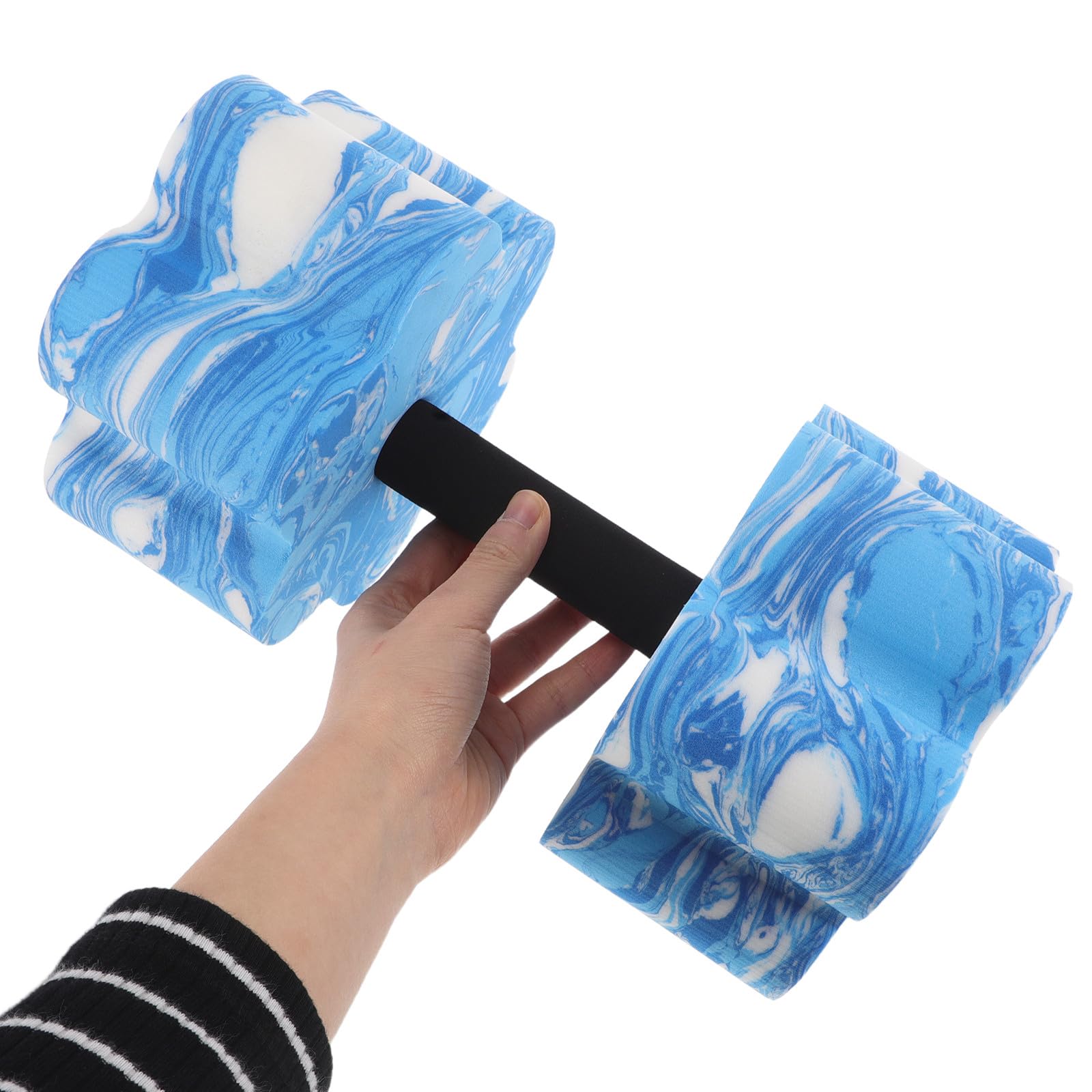YARNOW Manubri per Esercizi in Acqua e Attrezzi per Fitness Acquatico, Set 2 Pezzi in Eva con Presa Antiscivolo, Peso Galleggiante per Donna e Ragazzo Ragazza, Accessori per Allenamento
